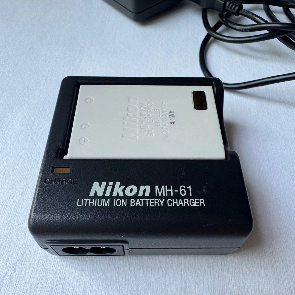 Nikon Black Digital Camera with LCD Screen and EVF
